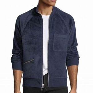 ATM ANTHONY THOMAS‎ MELILLOVelour Zip-up Bomber Jacket Size M